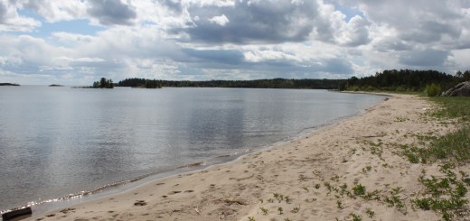 Vätikän ranta Laatokokalla. Kuva: Helena Sulavuori 2009