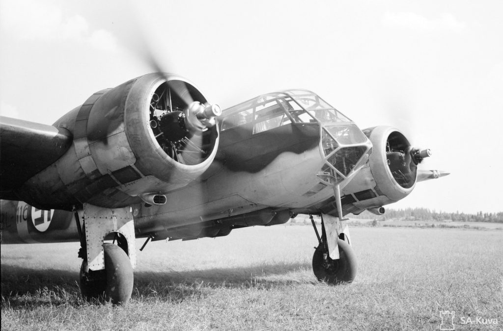 Bristol Blenheim Mk I-pommittaja. SA-kuva.